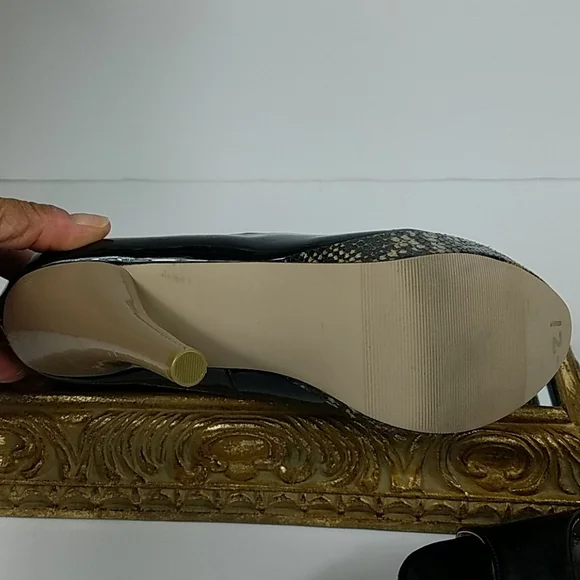 Madden Girl, black, taupe and reptile platforms - Picture 10 of 14